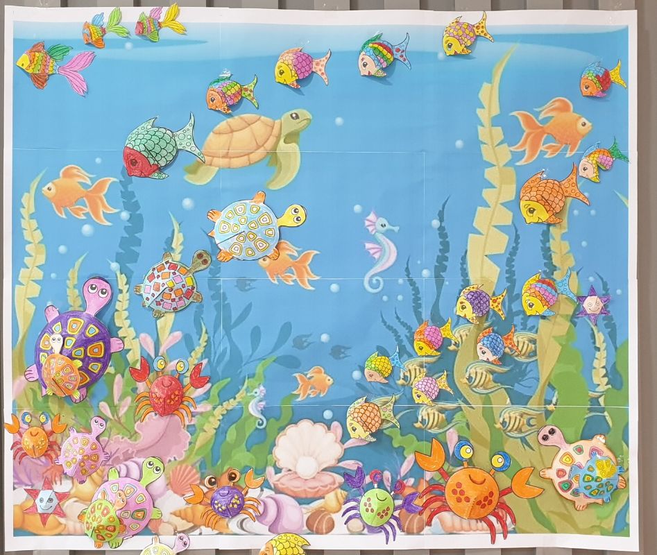 2025. 07. 24 바닷속꾸미기(주야간보호센터)